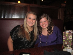 Me and Alexsis at DePalma's for her birthday